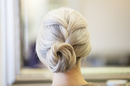 White Hot How To: Slouchy Bun